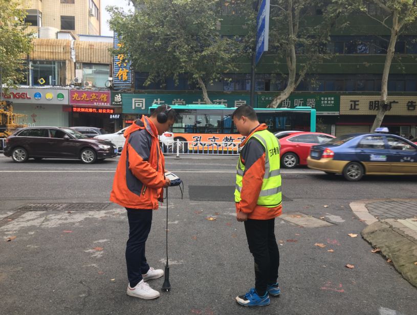 2019年江蘇某地燃?xì)釶E管道探測